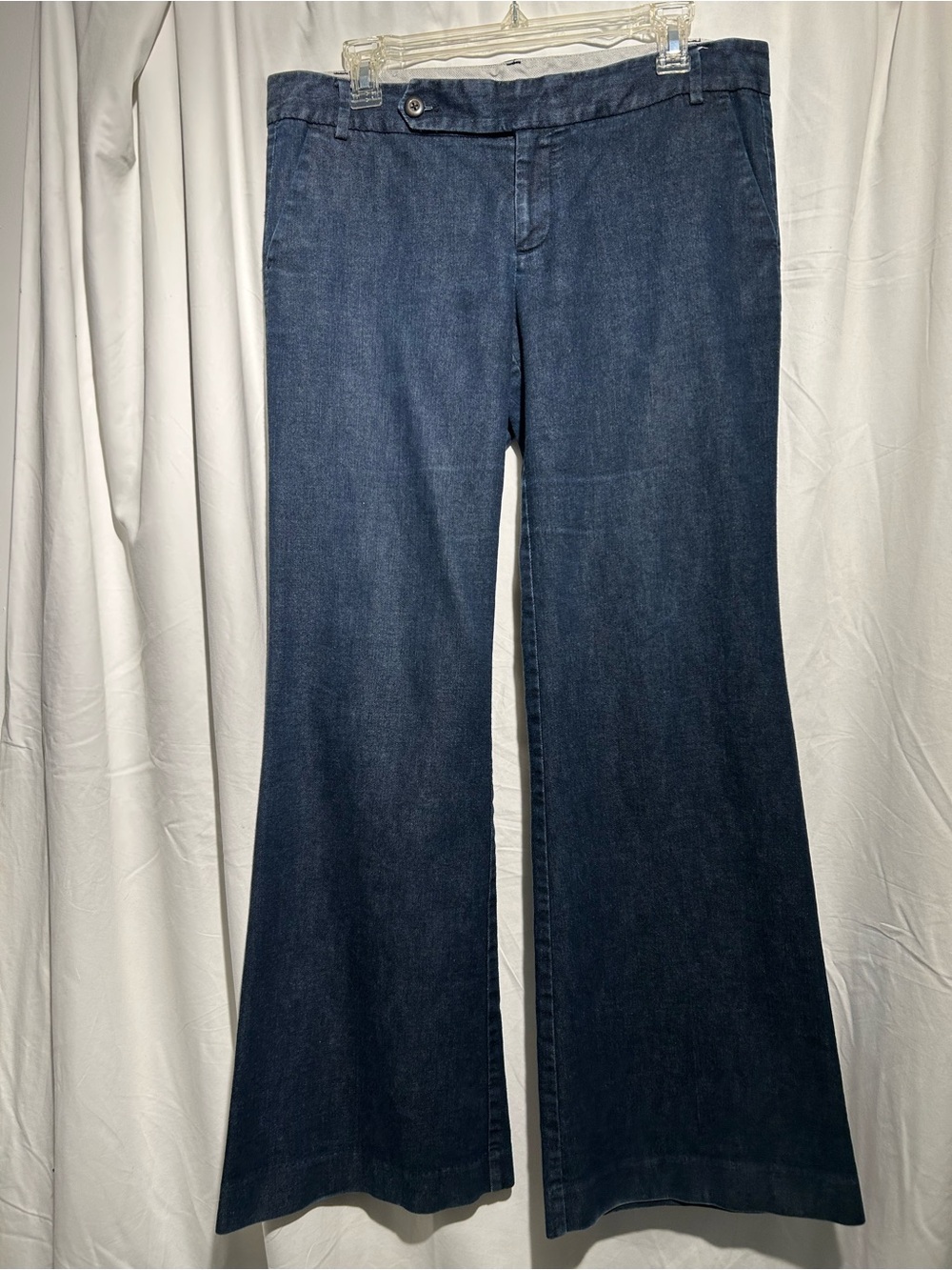 Gap dark wash low rise denim trouser jeans wide leg Y2K